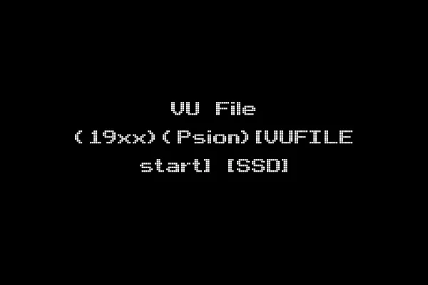 VU File (19xx)(Psion)[VUFILE start] [SSD]