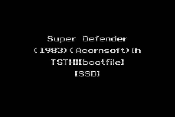 Super Defender (1983)(Acornsoft)[h TSTH][bootfile] [SSD]