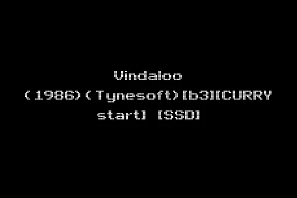 Vindaloo (1986)(Tynesoft)[b3][CURRY start] [SSD]