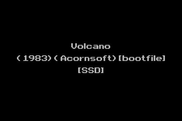 Volcano (1983)(Acornsoft)[bootfile] [SSD]