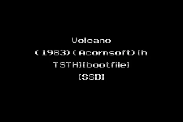 Volcano (1983)(Acornsoft)[h TSTH][bootfile] [SSD]