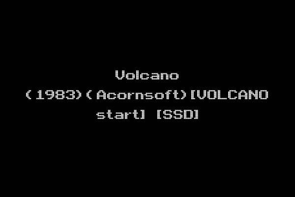 Volcano (1983)(Acornsoft)[VOLCANO start] [SSD]