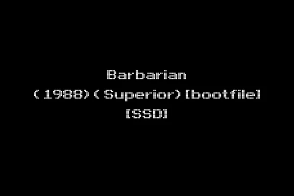 Barbarian (1988)(Superior)[bootfile] [SSD]