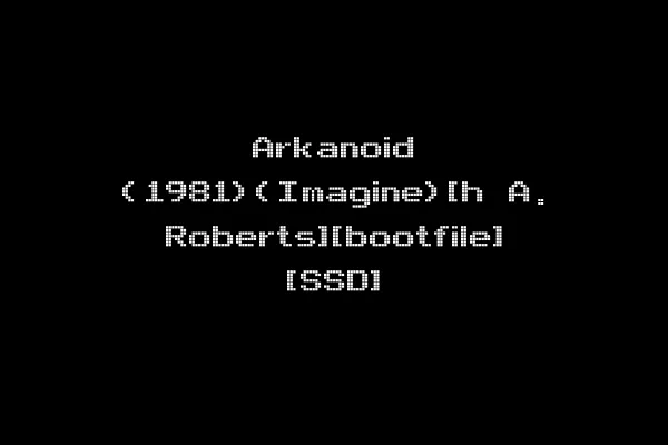 Arkanoid (1981)(Imagine)[h A. Roberts][bootfile] [SSD]