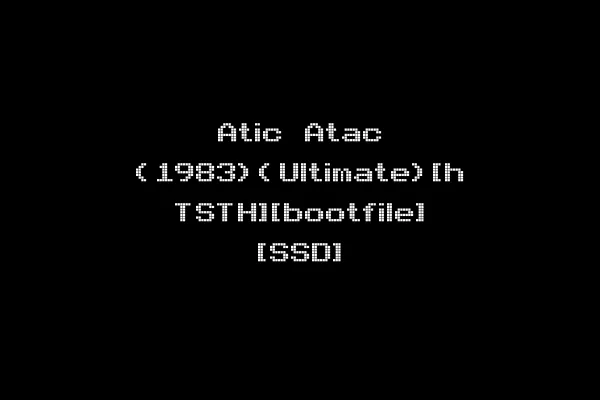 Atic Atac (1983)(Ultimate)[h TSTH][bootfile] [SSD]