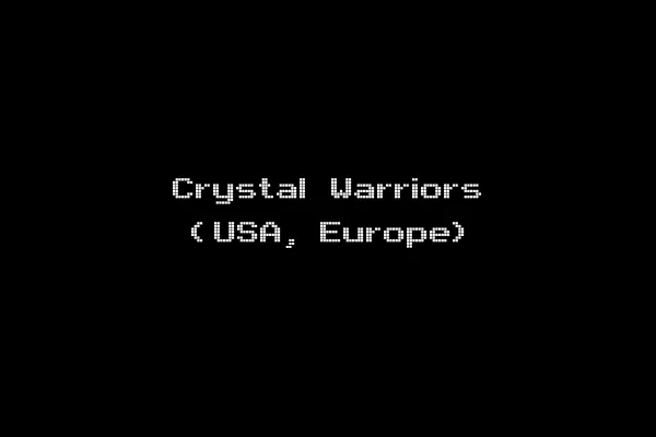 Crystal Warriors (USA, Europe)