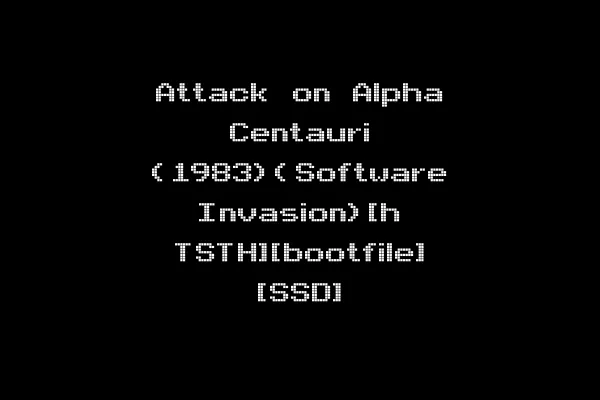 Attack on Alpha Centauri (1983)(Software Invasion)[h TSTH][bootfile] [SSD]