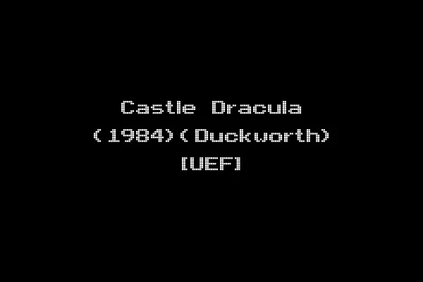 Castle Dracula (1984)(Duckworth) [UEF]