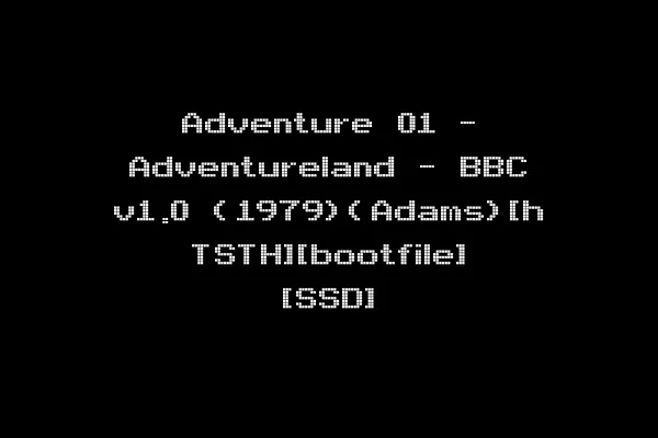 Adventure 01 - Adventureland - BBC v1.0 (1979)(Adams)[h TSTH][bootfile] [SSD]