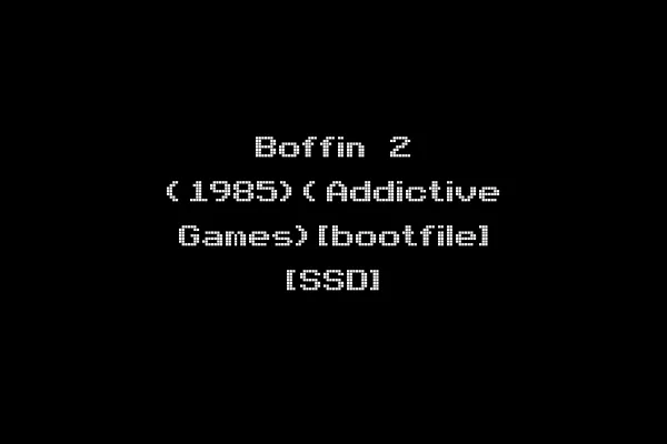 Boffin 2 (1985)(Addictive Games)[bootfile] [SSD]