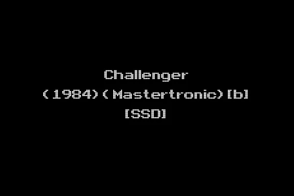 Challenger (1984)(Mastertronic)[b] [SSD]
