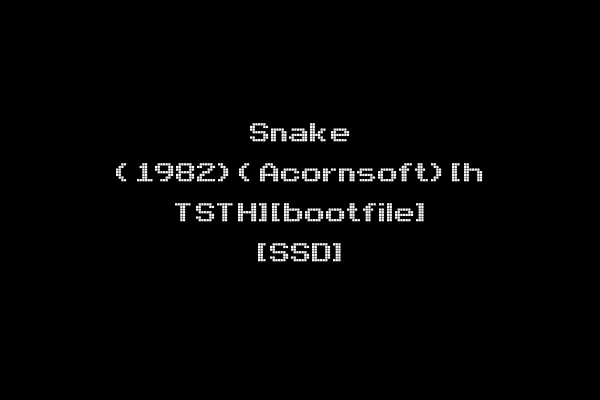 Snake (1982)(Acornsoft)[h TSTH][bootfile] [SSD]