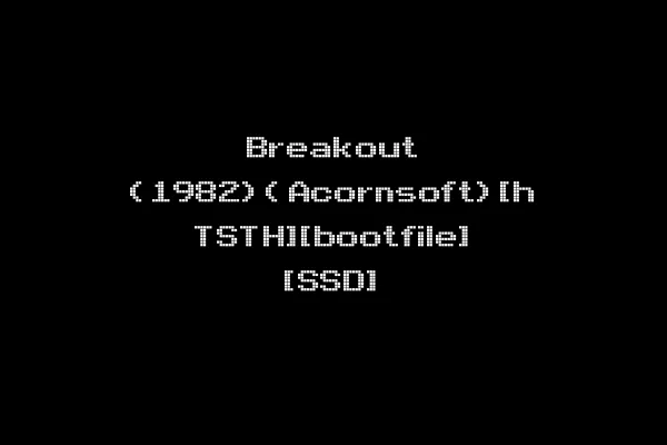 Breakout (1982)(Acornsoft)[h TSTH][bootfile] [SSD]