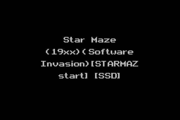 Star Maze (19xx)(Software Invasion)[STARMAZ start] [SSD]