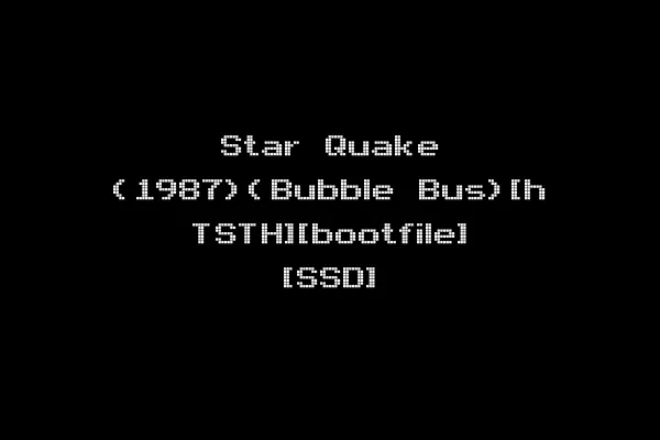 Star Quake (1987)(Bubble Bus)[h TSTH][bootfile] [SSD]