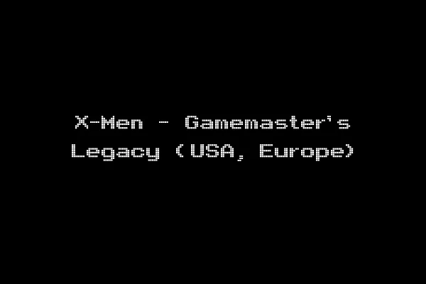 X-Men - Gamemaster's Legacy (USA, Europe)