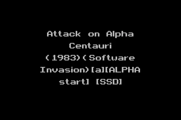 Attack on Alpha Centauri (1983)(Software Invasion)[a][ALPHA start] [SSD]
