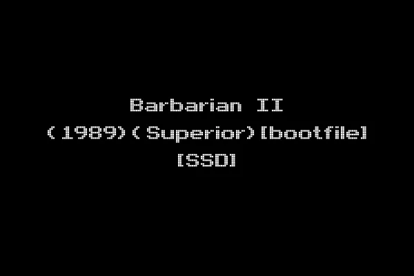 Barbarian II (1989)(Superior)[bootfile] [SSD]