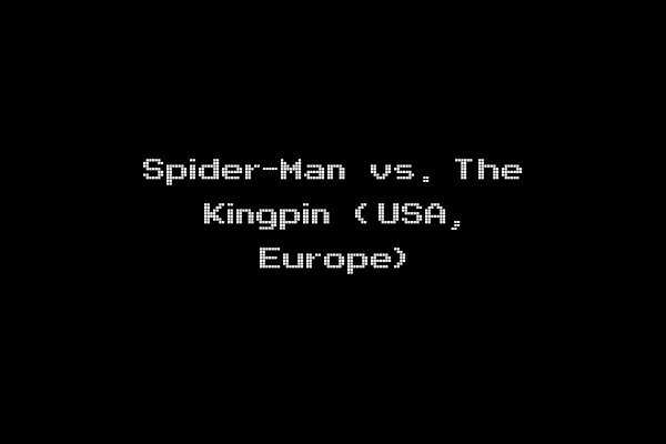 Spider-Man vs. The Kingpin (USA, Europe)