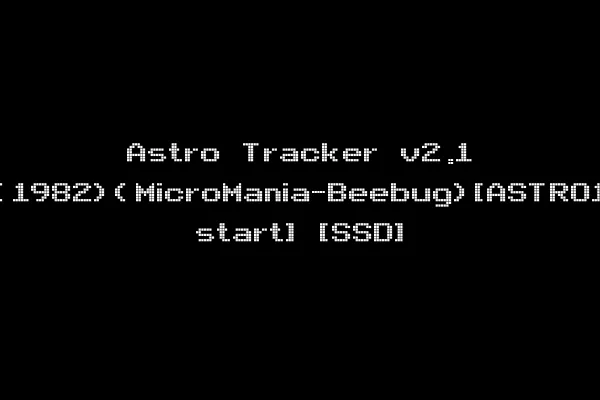 Astro Tracker v2.1 (1982)(MicroMania-Beebug)[ASTRO1 start] [SSD]