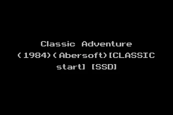 Classic Adventure (1984)(Abersoft)[CLASSIC start] [SSD]