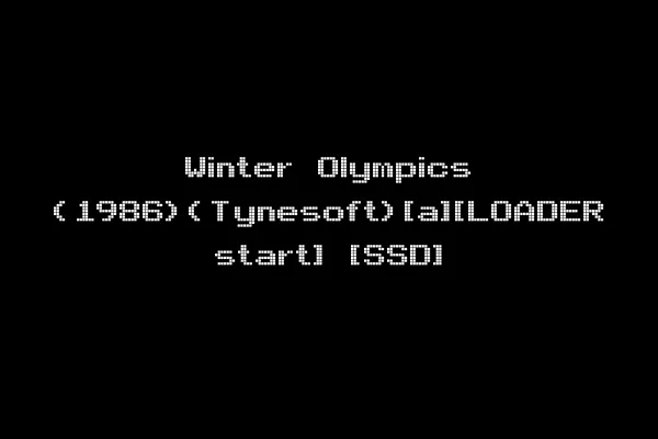 Winter Olympics (1986)(Tynesoft)[a][LOADER start] [SSD]