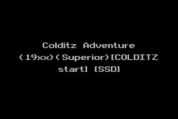 Colditz Adventure (19xx)(Superior)[COLDITZ start] [SSD]