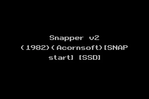 Snapper v2 (1982)(Acornsoft)[SNAP start] [SSD]