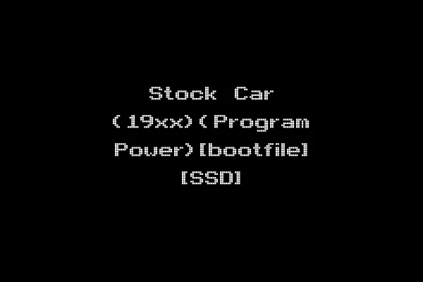 Stock Car (19xx)(Program Power)[bootfile] [SSD]