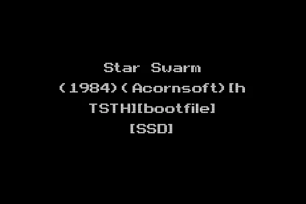 Star Swarm (1984)(Acornsoft)[h TSTH][bootfile] [SSD]
