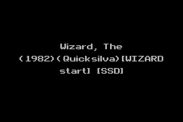 Wizard, The (1982)(Quicksilva)[WIZARD start] [SSD]