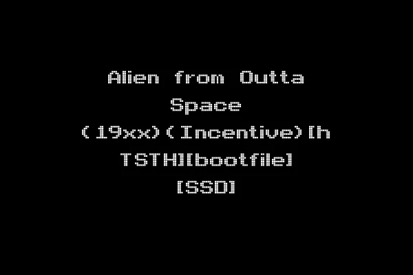 Alien from Outta Space (19xx)(Incentive)[h TSTH][bootfile] [SSD]