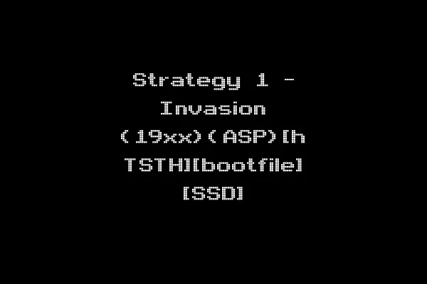 Strategy 1 - Invasion (19xx)(ASP)[h TSTH][bootfile] [SSD]