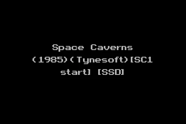 Space Caverns (1985)(Tynesoft)[SC1 start] [SSD]