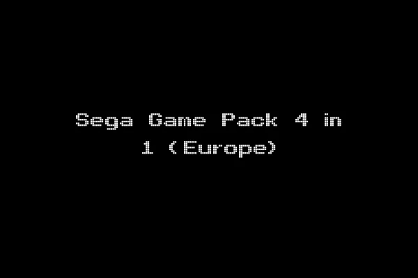 Sega Game Pack 4 in 1 (Europe)