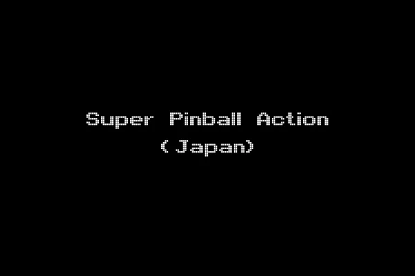 Super Pinball Action (Japan)