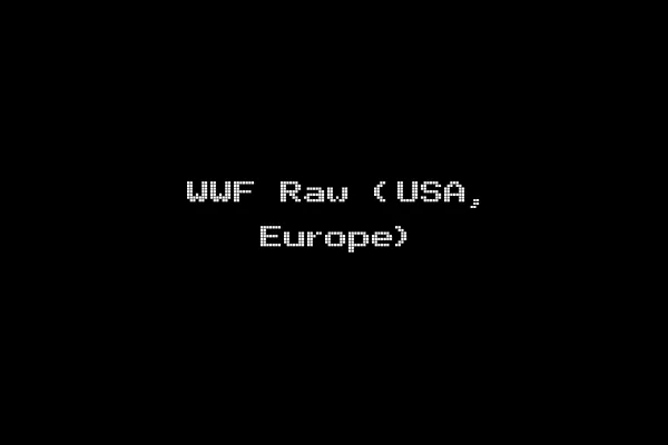 WWF Raw (USA, Europe)