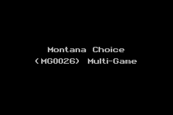 Montana Choice (MG0026) Multi-Game