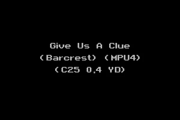 Give Us A Clue (Barcrest) (MPU4) (C25 0.4 YD)