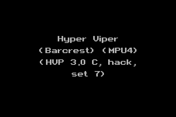 Hyper Viper (Barcrest) (MPU4) (HVP 3.0 C, hack, set 7)