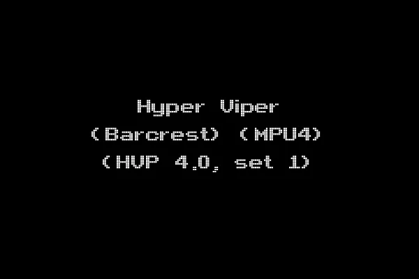 Hyper Viper (Barcrest) (MPU4) (HVP 4.0, set 1)