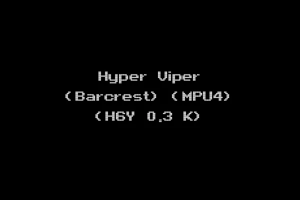 Hyper Viper (Barcrest) (MPU4) (H6Y 0.3 K)