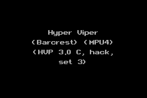 Hyper Viper (Barcrest) (MPU4) (HVP 3.0 C, hack, set 3)