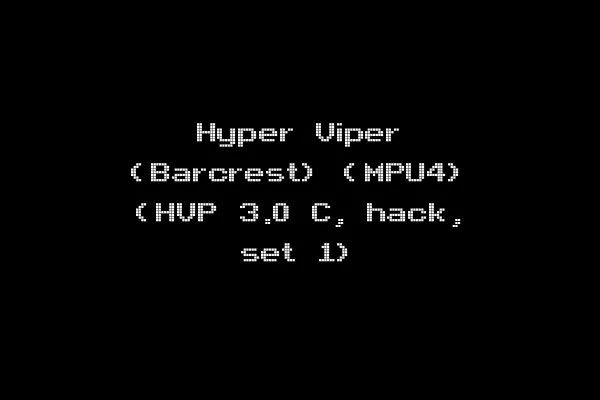 Hyper Viper (Barcrest) (MPU4) (HVP 3.0 C, hack, set 1)