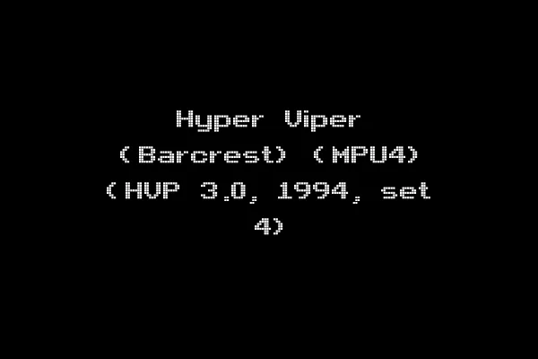 Hyper Viper (Barcrest) (MPU4) (HVP 3.0, 1994, set 4)