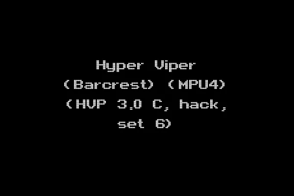 Hyper Viper (Barcrest) (MPU4) (HVP 3.0 C, hack, set 6)