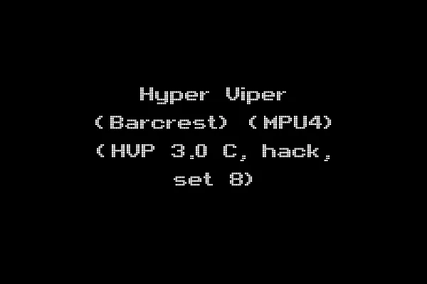 Hyper Viper (Barcrest) (MPU4) (HVP 3.0 C, hack, set 8)