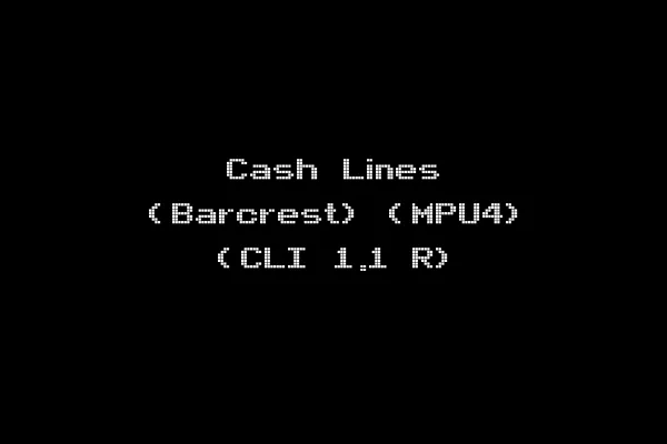 Cash Lines (Barcrest) (MPU4) (CLI 1.1 R)