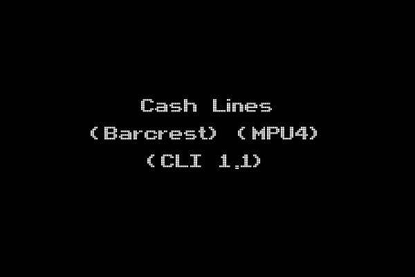 Cash Lines (Barcrest) (MPU4) (CLI 1.1)