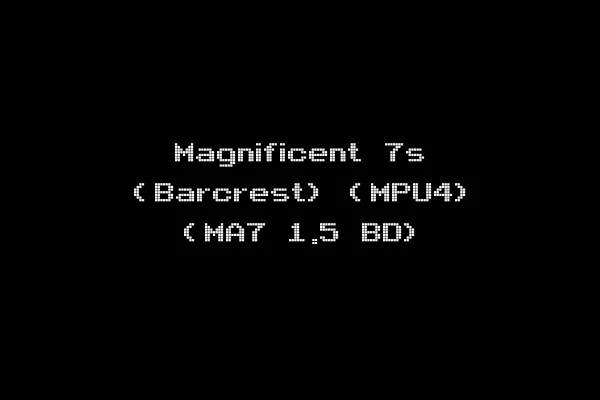 Magnificent 7s (Barcrest) (MPU4) (MA7 1.5 BD)